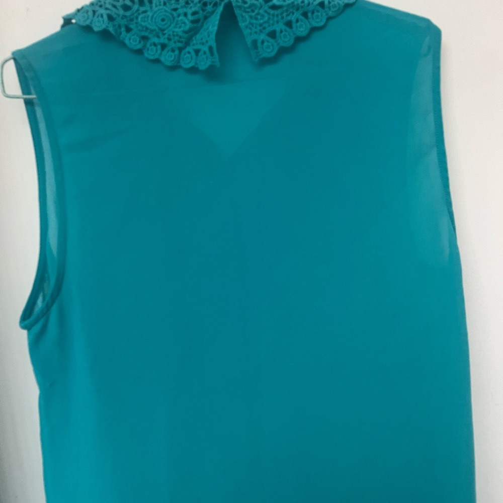 Forever21 sea green top hardly used - Picture 5 of 5
